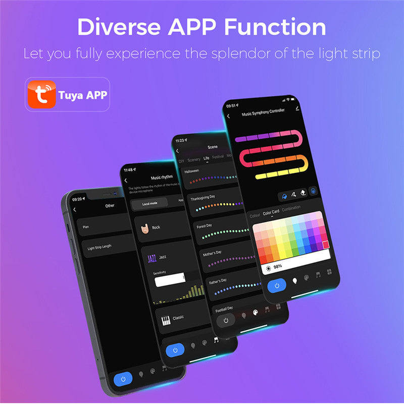 Neon LED-strip Färgskiftande